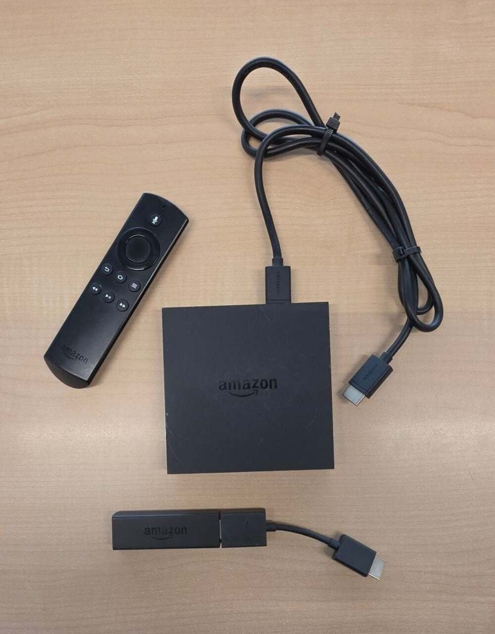 Amazon Fire TV 4K Ultra HD Streaming Media Player Remote HDMI Cable Not Tested